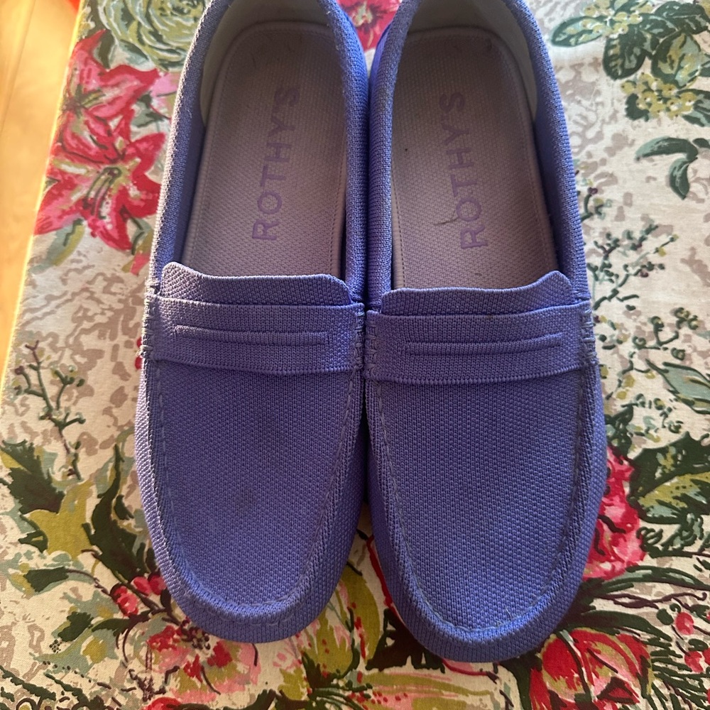 Rothy's Men's Vibrant Purple Loafers - Picture 3 of 3